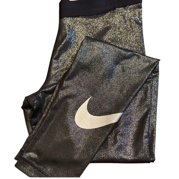 Nike Pants - Nike Pro Dri Fit Black Shimmer Leggings
